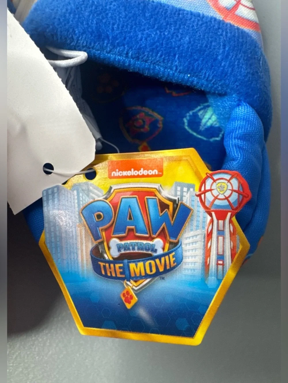 Paw Patrol the movie Marshall and chase Slip-On Character Slippers soft plush